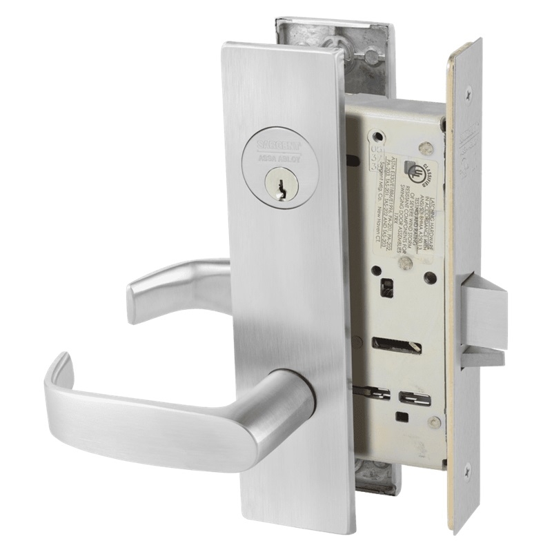 LW1L - L Lever with LW1 Escutcheon
